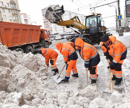 Уборка снега в Усолье-Сибирском и  Иркутской области